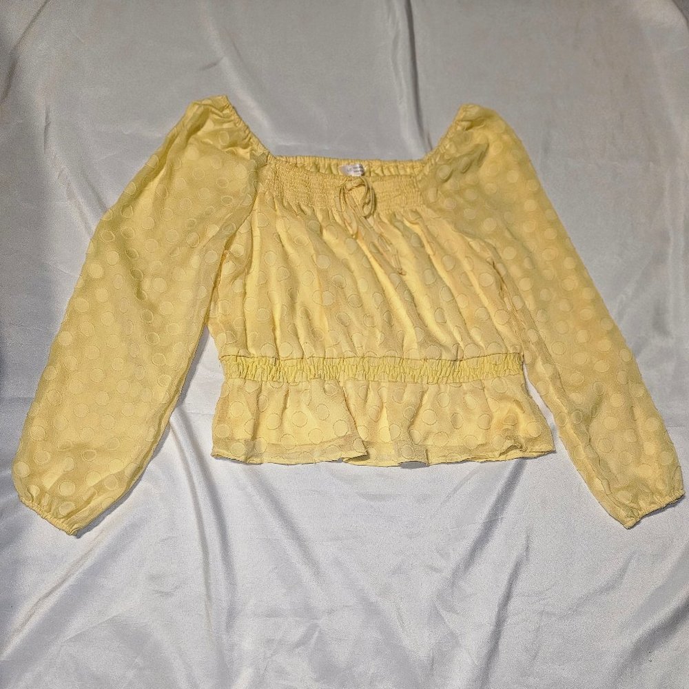 Lauren Conrad Yellow Top